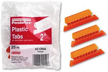 Pendaflex Hanging File Folder Tabs, 1/5 Tab, Two