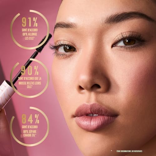 Calorie 2000 Calorie Long Lash Era Mascara Tubing Tubing pour cils visiblement plus longs, résistant aux taches Fb. 002 Black Brown