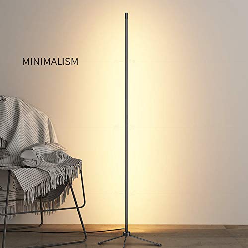 LED Floor Lamp Bedroom Modern Standing lamp with Remote Control dimmable Night Lights Corner Light for Living Room, 18W 1450lm