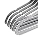 Quality Kids Plastic 30 Pack Non Velvet Non-Flocked Thin Compact Children's Hangers Swivel Hook for Shirts Blouse Coats (Gray, 30)