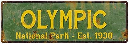 Amazon Com Chico Creek Signs Olympic National Park Rustic Metal