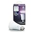 Philips Hue White and Color Ambiance A19 60W Equivalent Dimmable LED Smart Light Bulb, 1 Smart Bulb, Works with Alexa, Apple HomeKit, and Google Assistant (California residents)