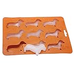 LYWUU-Dachshund-Dog-Shaped-Silicone-Ice-Cube-Molds-and-Tray