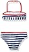Jantzen Girls Bikini Swimsuit, Nautical Stripe, 14