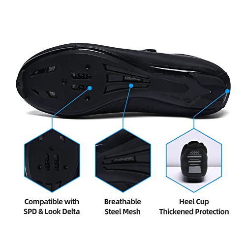 Men’s Cycling Shoes with Delta Cleat Set, Road Bike Shoes Compatible