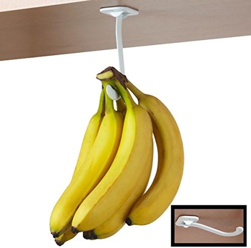 Banana Hanger Hook Under Cabinet Works w/ Towels Apron Kitchen Organizer Gadget