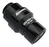Koolance QD3-MSG4-BK QD3 Male Quick Disconnect No-Spill Coupling, Male Threaded G 1/4 BSPPBlack