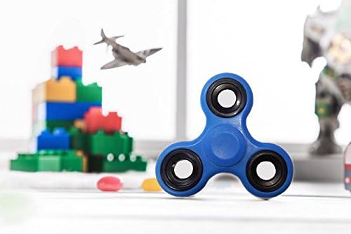 Giggle Hands Fidget Spinner Toy Stress Reducer - Perfect For ADD, ADHD, Anxiety, and Autism Adult Children (Serene Blue, Regular)