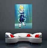 VEGETA GIANT WALL ART PRINT POSTER X2343