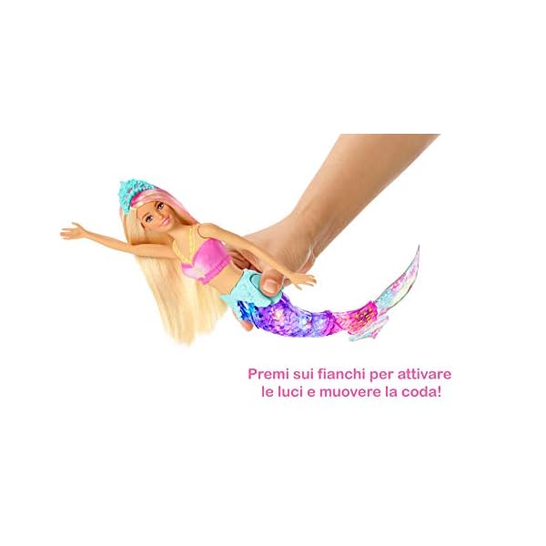 barbie sirena arcobaleno amazon