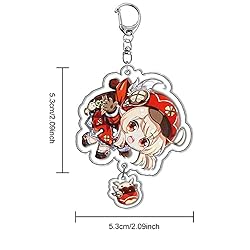 PIGIAOKA Genshin Impact Keychain set 10 Pack