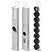 elago Cable Management Buttons - Desk Organizers, Desk Accessories, Cable Clips, Cord Organizer, Office, Home Office, 2 Cable Holding Slots, Flexible TPU, Cable Tie Included (7pcs) (Black)