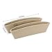 ALPHELIGANCE Car Seat PU Leather Console Gap Filler Side Pocket and Catcher Organizer Interior Accessories,Set of 2 (Beige)