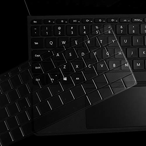 VFENG Ultra Thin Clear TPU Keyboard Cover for Microsoft Surface Go 2018 (Not for Surface Pro 4 & Surface Pro 2017), US Layout