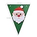 OUNONA Christmas Banner Merry Christmas Bunting Flags for Party Home Decor,Including 15 Pcs