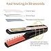 Hair straightener, MANLI Portable Cordless Hair Straightener Mini Flat Iron USB Rechargeable Anti-hot hand design Professional Heats Up Quickly Perfectthumb 2