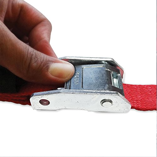 S-Hook Strap 1"x8' CAM 2 Pack (USA!) with Hook & Loop Storage Fastener - Thumbnail 2