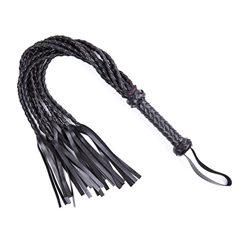 MSsmart (TM) Soft Braided Leather Floggers and Whips for Cosplay Stage Property Kit