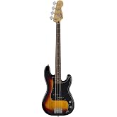 Fender Standard Precision Bass, Laurel Fingerboard, Black Pickguard, 3-Color Sunburst
