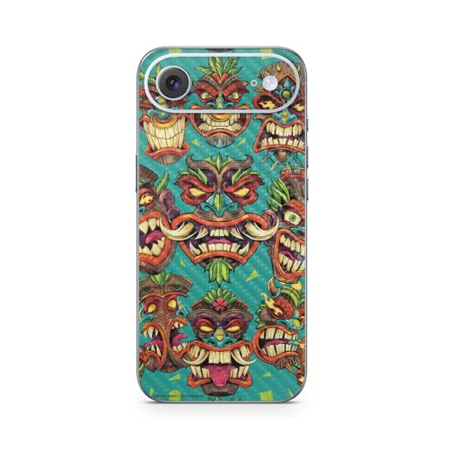 Carbon Fiber Phone Skin Compatible with Apple iPhone Air - Crazy Tikis - Premiu…