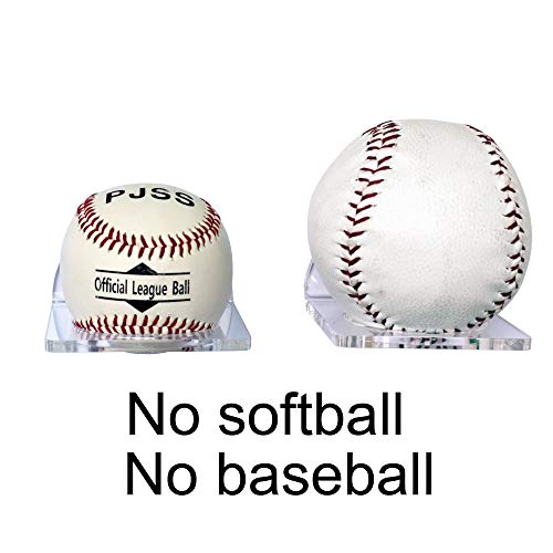 YYST Acrylic Baseball Softball Display Memorabilia Wall Mount Wall Holder Wall Rack Wall Bracket for Collectibles - No Baseball Included (5)