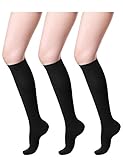 HASLRA Women's Knee High Socks 1-3 Pairs