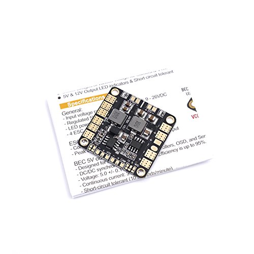 Matek Mini Power Hub Power Distribution Board PDB with BEC 5V & 12V for FPV QAV250 ZMR250 Multicopter Quadcopter