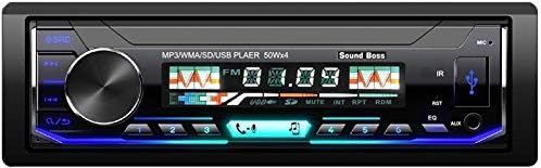 Sound Boss Premium 3990BT USB/FM/SD/AUX/Bluetooth Wireless with Phone Caller Id Receiver Car Stereo (Single Din)