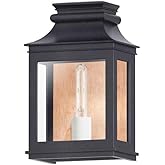 Maxim Savannah VX - 1 Light Small Outdoor Wall Mount-12.5 Inches Tall and 7.75 Inches Wide-Antique Copper/Black Oxide Finish