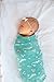 Large Premium Knit Baby Swaddle Receiving Blanket Mermaids 