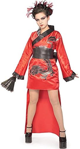 Preteen Dragon Lady Geisha Costume (Size: Small 0-2)