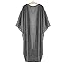 Sunward Fashion New Womens Casual Oversize Knit 3/4 Sleeve Sweater Cardigan Coat (XXL, Dark Gray)