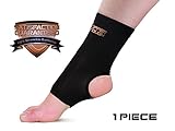 Copper Tough Compression Ankle Brace - High Performance Copper Compression Sleeve for Enhanced Circulation, Recovery, Joint Pain and Support for Men and Women - Athletic or Everyday Use – X-Large
