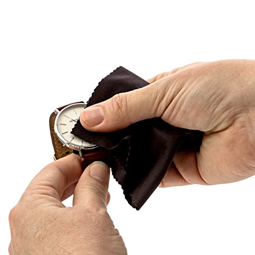 Microfiber Cleaning Cloths [Black] - vius Premium Microfiber Lens and Screen Cleaner Cloths for All LCD Screens, Computers, Lenses and Delicate Surfaces (20 Pack) - Thumbnail 4