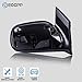 ECCPP Door Mirrors High Performance Passenger Side Mirror Replacement Right Side Mirror with Coupe Power Adjusted Replacement fit for 2006-2011 for Honda Civic