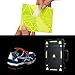 EvoLike Premium Reflective Wristbands/Belt/Armbands/Ankle Bands (4 Pack / 2 Pairs + 60 pcs Free Reflection Stickers Included)