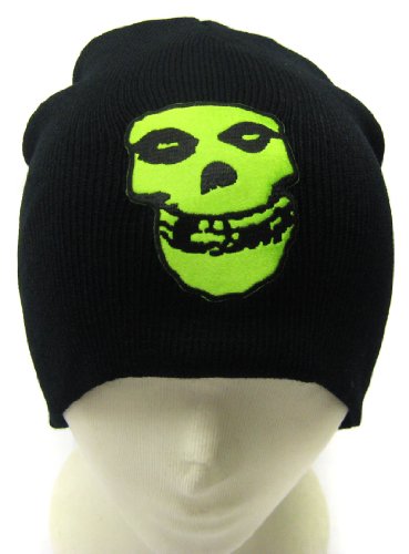 Green Misfits Skull Fiend Beanie