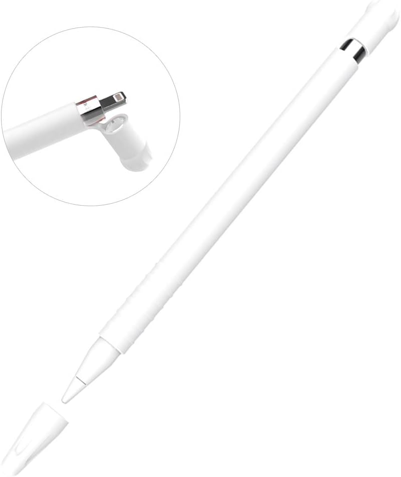 Case Cover for Apple Pencil,Elastic Anti-Fall Silicone Colored Cover for iPad Pro Case Holder Dust-Proof Cute Soft Ultra Thin Grip Pouch Pen Stick Pocket Bag