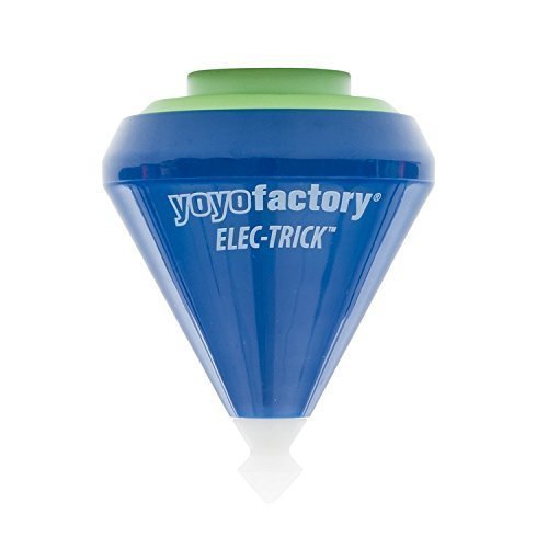 YoYoFactory Elec-Trick Bearing Spin Top (Blue) by YoYoFactory YoYoFactory Elec-Trick Bearing Spin Top (Blue) by YoYoFactory