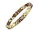 Magnetic Therapy Bracelet for Women Titanium Stainless Steel Magnet Link Pain Relief for Arthritis and Carpal Tunnel Gold