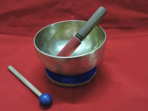 7 inch dia F Note Heart Chakra 882 gm 185 Hz Tibetan Singing Bowl