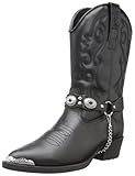 Laredo unisex-child Concho Boot,Black,9.5 M US