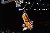 HandTao Kobe Bryant Basketball Star Fabric Cloth Wall Poster Photo Print 36x24 Inch