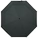 Kobold Windproof Travel Umbrella Lights Compact Mini 3 Fold Rain & Sun Protection Umbrellas for Women Gray