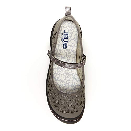 jbu women's wildflower mary jane flat