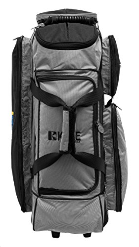 KAZE SPORTS 3 Ball Bowling Roller with Color Match Add On Spare Tote and Accessories Pack (Black)