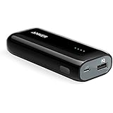 Anker Astro E1 5200mAh Candy bar-Sized Ultra Compact Portable Charger (External Battery Power Bank) with High-Speed Charging PowerIQ Technology (Black)