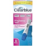 Clearblue Digital Pregnancy Test with Smart Countdown, 3 Pregnancy Tests