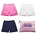 Sparkle Farms Choose 3 Pack Girls Under Dress Bike Shorts for School Uniforms, Dance, Playground Cartwheels 7/8 Multi