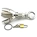 ThinkMax Stainless Steel Anal Plug Lock Rotate Open Expension Chastity for Restraints Slave Ass Hole